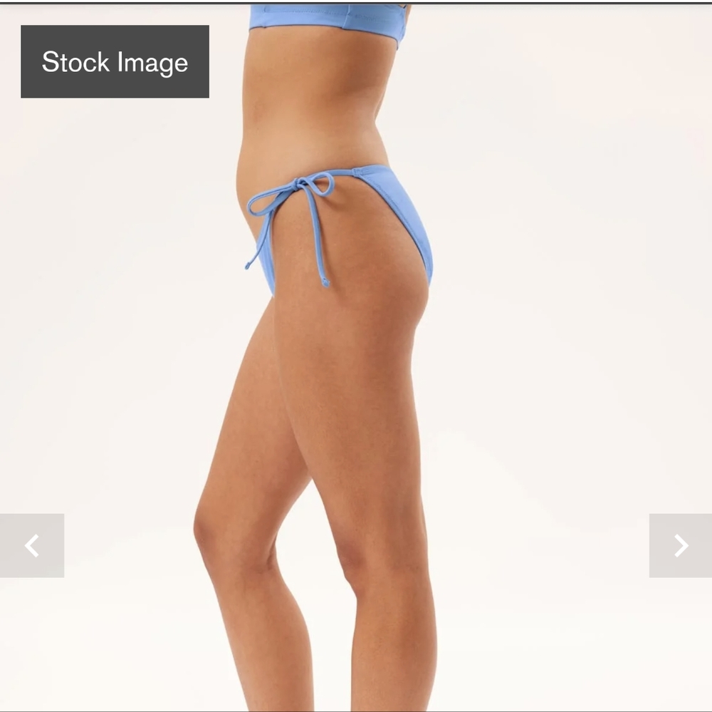 Girlfriend Collective Provence Dive String Bikini Bottom - Picture 3 of 6